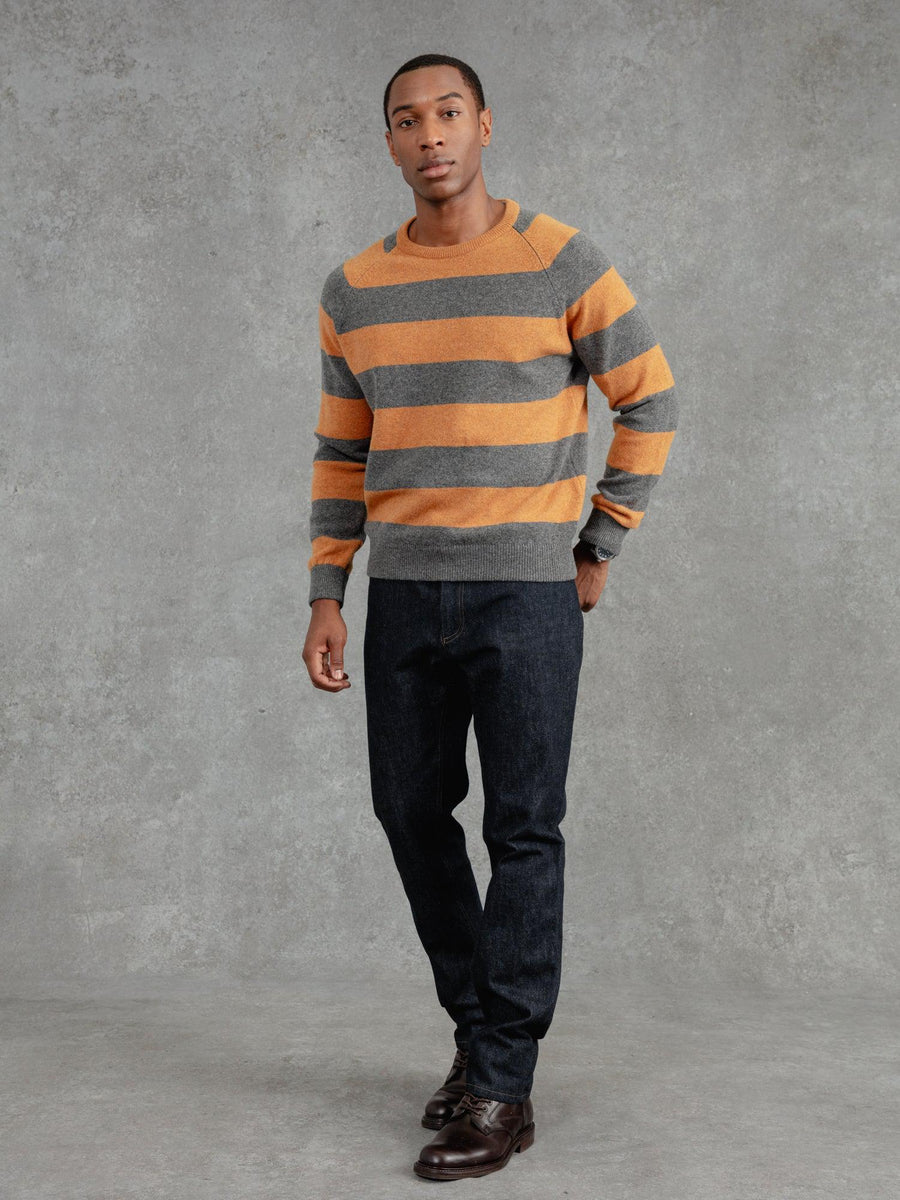 Striped merino 2025 wool sweater