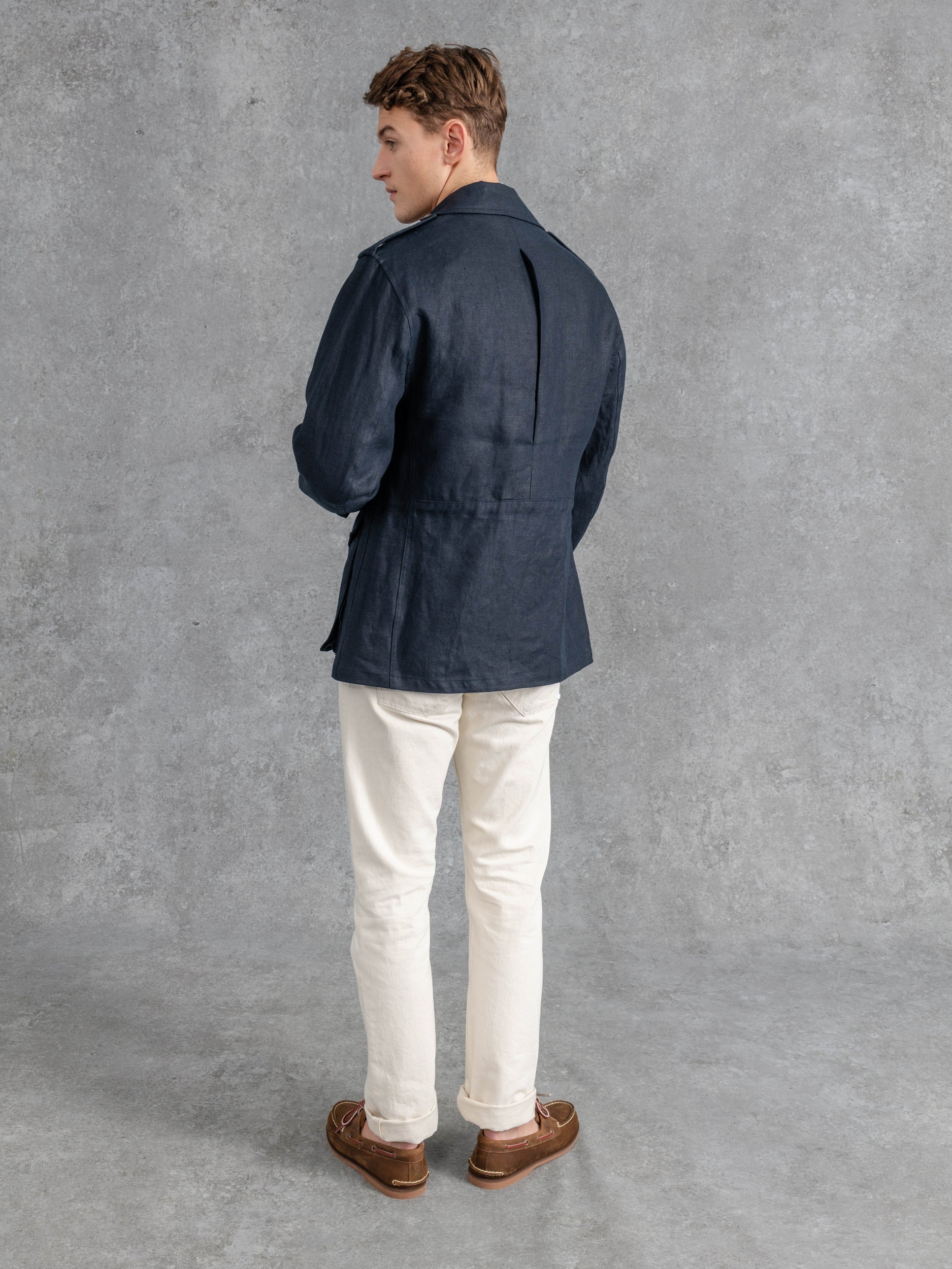 Private white vc linen field jacket best sale