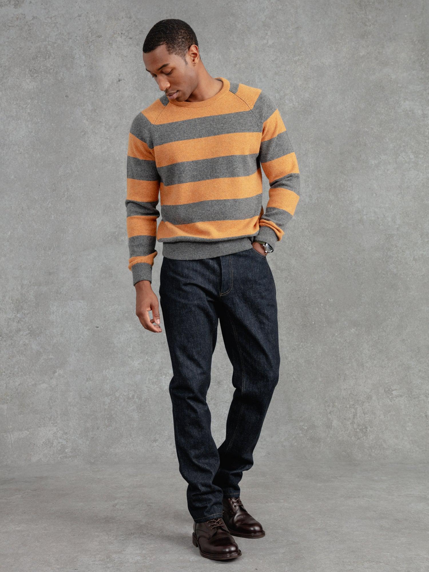The Merino Wool Striped Sweatshirt – PrivateWhite V.C.