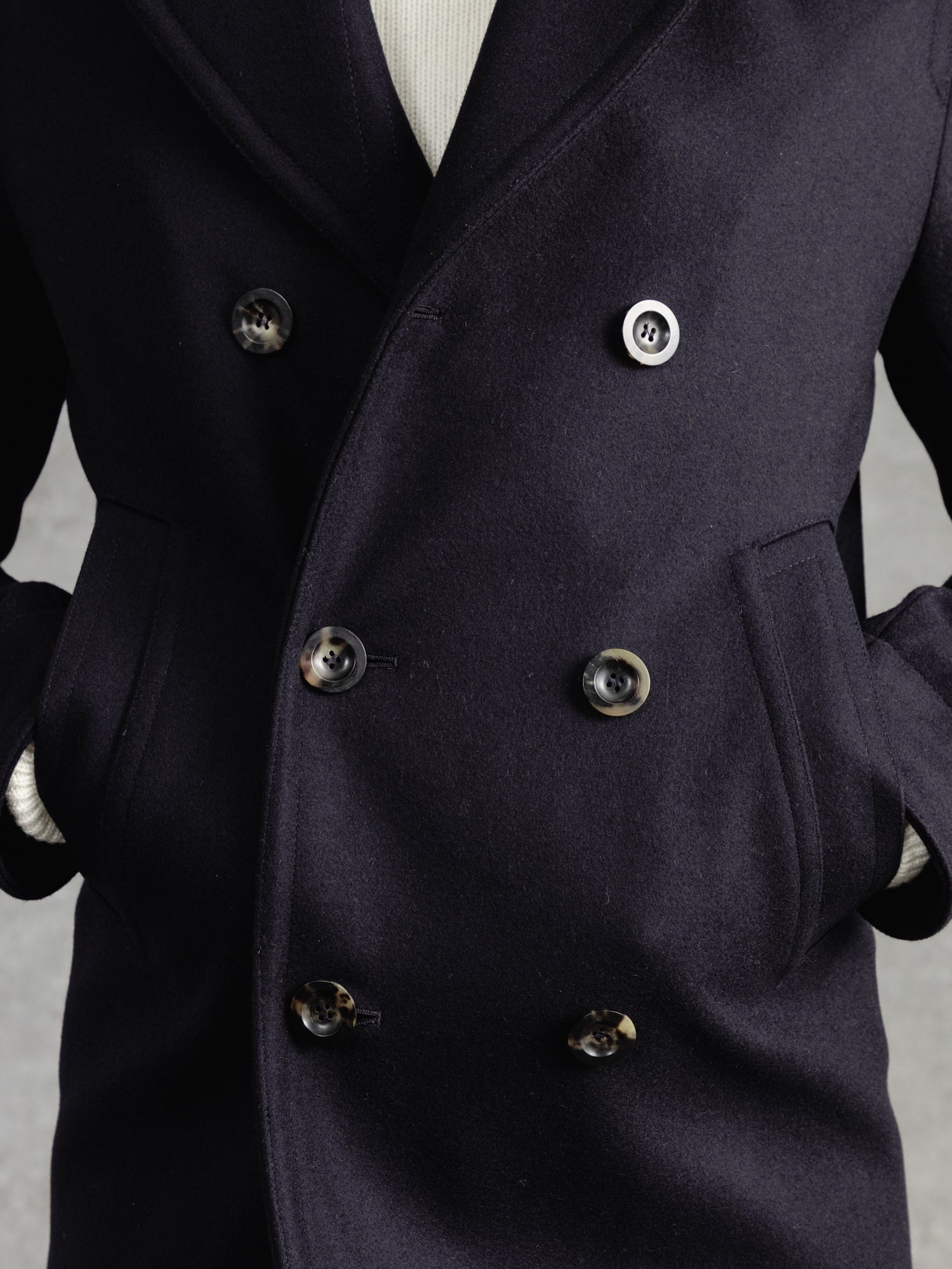 The Manchester Peacoat Navy