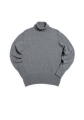 The Cashmere Submariner Rollneck - Cobble Grey