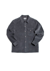 The Cord Saint Studded Shirt - Cobble Grey