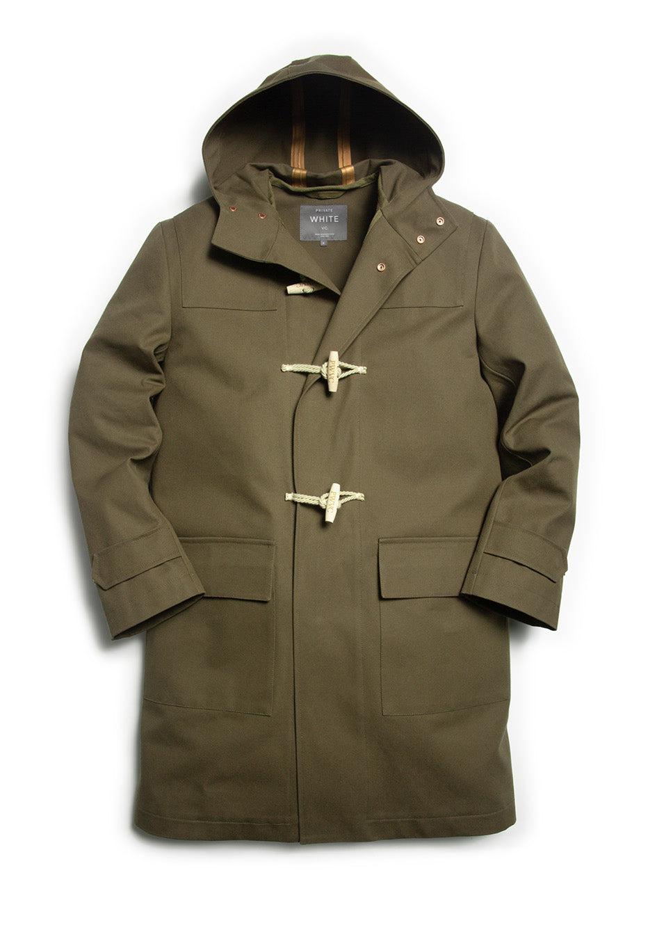 Green toggle coat best sale