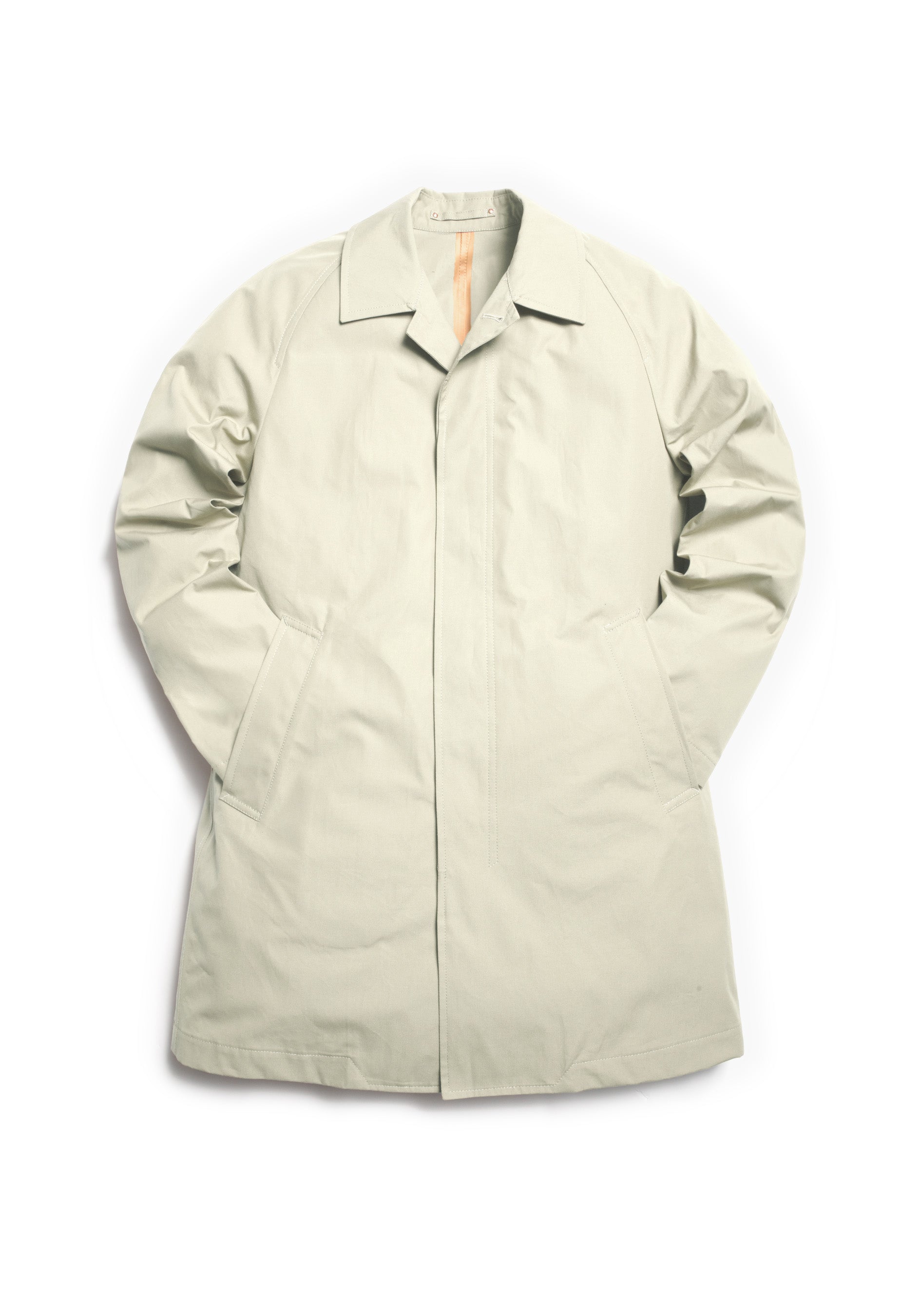 The Ventile® Raglan Raincoat - Stone - 2/XS